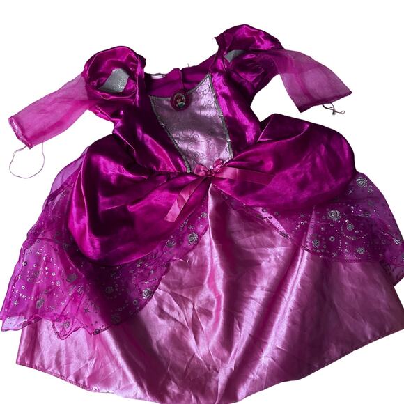 Disney Princess Ariel Dress Up Gown - Size 5 - Pink - Picture 1 of 10